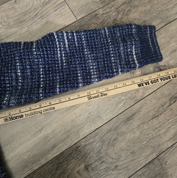 Primark Navy and Cream Knit Men's Large Sweater - Picture 6 of 9